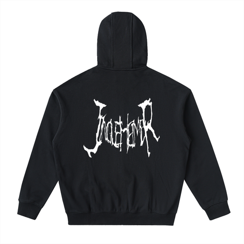 Drop-Shoulder Zip Up Hoodie