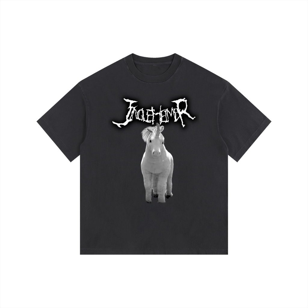 Vintage Washed Oversized Cotton T-Shirt