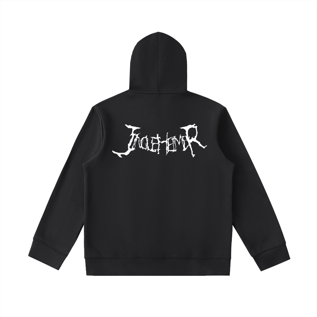 Essential Heavyweight High Neck  Zip-Up Hoodie