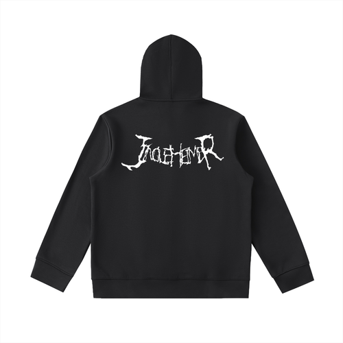 Essential Heavyweight High Neck  Zip-Up Hoodie